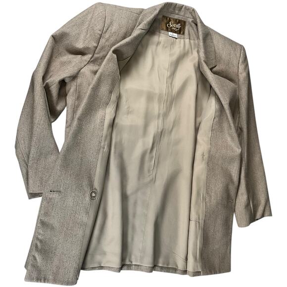 Saville 100% Wool Blazer Size 6 Double-Breasted Fully Lined Classic Tailored - Picture 9 of 14